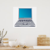 Laptopcomputer Poster (Keuken)