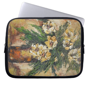 Laptophoes Ann Hayes Schilderende Gele Bloemen Laptop Sleeve