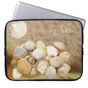 Laptophoes Beach Sand Clams Laptop Sleeve