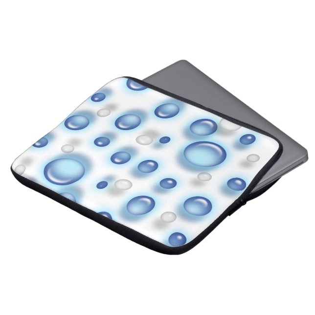 Laptophoes - Bubbles Laptop Sleeve (Voorkant top)