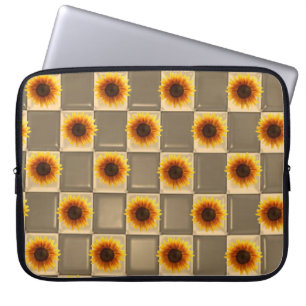 Laptophoes Floral Sunflower Laptop Sleeve