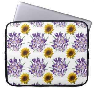 Laptophoes Floral Sunflower Laptop Sleeve