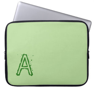Laptophoes groen laptop sleeve