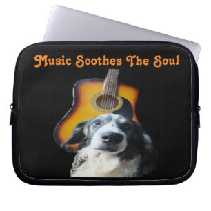 Laptophoes Guitar Dog Laptop Sleeve