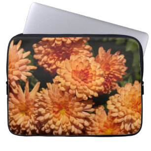 Laptophoes met kleurrijke gele bloemen laptop sleeve
