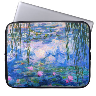 Laptophoes met monet water laptop sleeve