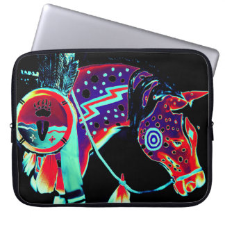 Laptophoes met "Painted Pony"-ontwerp Laptop Sleeve
