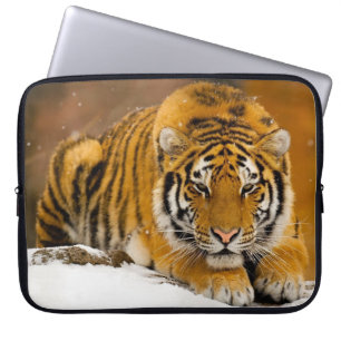 Laptophoes met tijger laptop sleeve