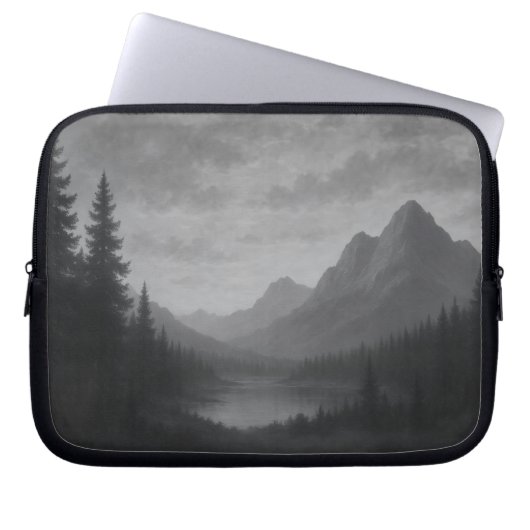 Laptophoes Mountain Escape Laptop Sleeve (Voorkant)