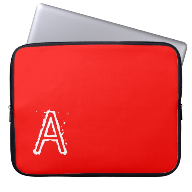 Laptophoes Rood Laptop Sleeve (Voorkant)