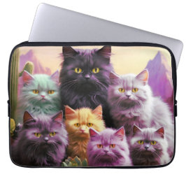Laptophoes – Stijlvol kattenontwerp Laptop Sleeve