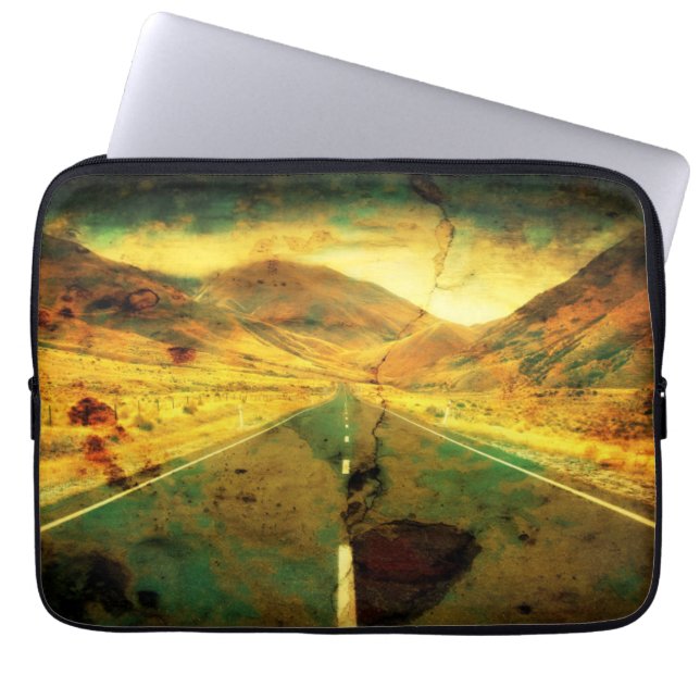 Laptophoes van neopreen laptop sleeve (Voorkant)