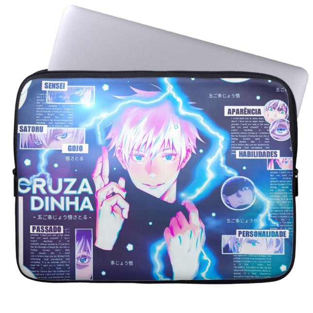 Laptophoezen Anime van haar Laptop Sleeve (Voorkant)