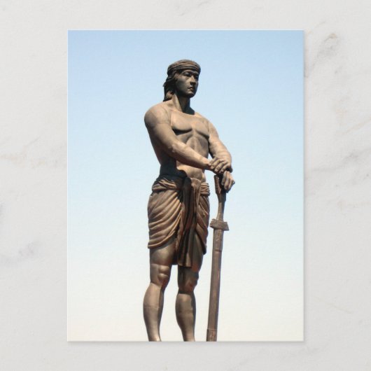 lapu lapu monument briefkaart (Voorkant)