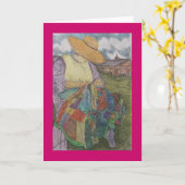 lapwerk dekbed kaart (Gele Bloem)