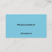 L'Aqua bouillonne des cartes d'entreprise de (Dos)