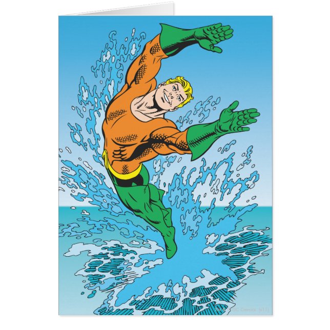 L'Aquaman sort de la mer (Devant)