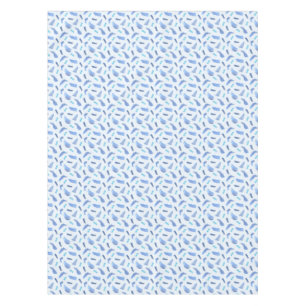 L'aquarelle bleue repère la nappe 52" x 70"