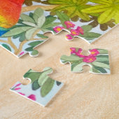 L'aquarelle d'ara Parrots le puzzle (Côté)