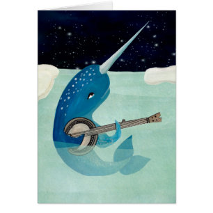 L'aquarelle de Narwhal - Narwhal joue la carte de