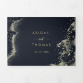 L'aquarelle dorée triple Mariage de (Page de couverture)