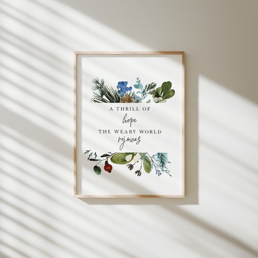 L'aquarelle est une sensation d'espoir affiche de 