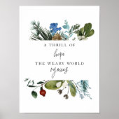 L'aquarelle est une sensation d'espoir affiche de  (Devant)