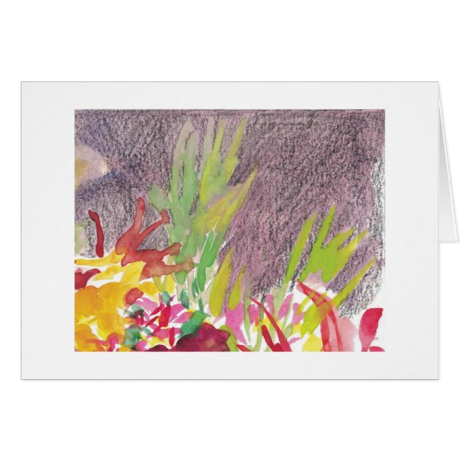 L'aquarelle fleurit II (Devant horizontal)