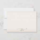 L'aquarelle fleurit la carte de note (Dos)