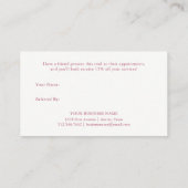 L'aquarelle fleurit rose de | et référence florale (Dos)