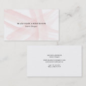 L'aquarelle frotte des cartes de visite de | (Devant / Derrière)