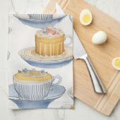 L'aquarelle. Les desserts soignés. Cute serviette  (Quart Plié)