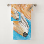 L'aquarelle rouge de Fox (En situation)