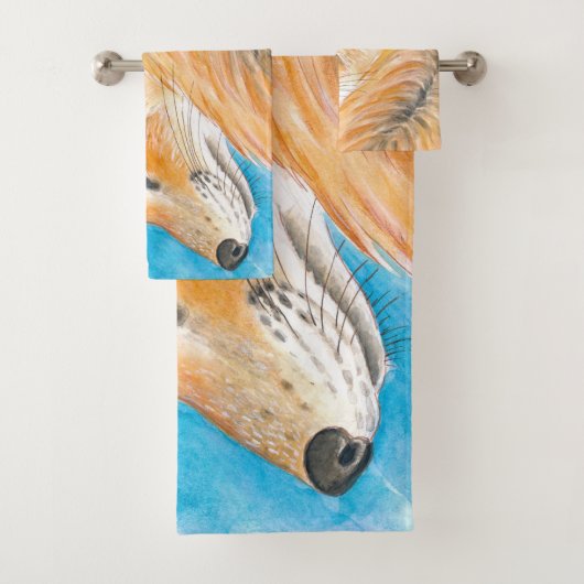 L'aquarelle rouge de Fox (En situation)