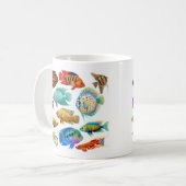 L'aquarium d'eau douce pêche la tasse (Devant gauche)