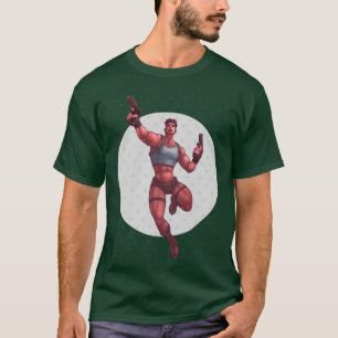 Lara Croft Gender Bender Fanart grappig T-shirt