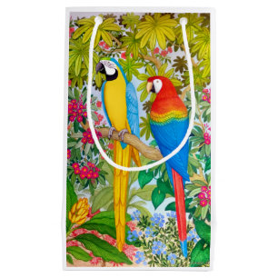 L'ara d'aquarelle Parrots le sac de cadeau