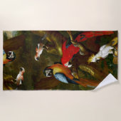 L'ara exotique Parrots la serviette de plage (Devant)