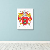 Lara Family Crest Canvas Afdruk (Insitu (Houten vloer))