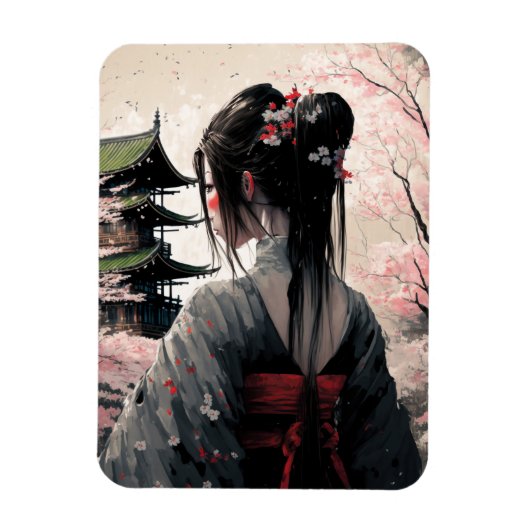 Lara Japan - Flexibler Fotomagnet Magneet (Verticaal)