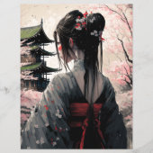 Lara Japan - Papierblatt (Voorkant)