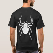 L'araignée blanche soutiennent dessus du T-shirt (Dos)