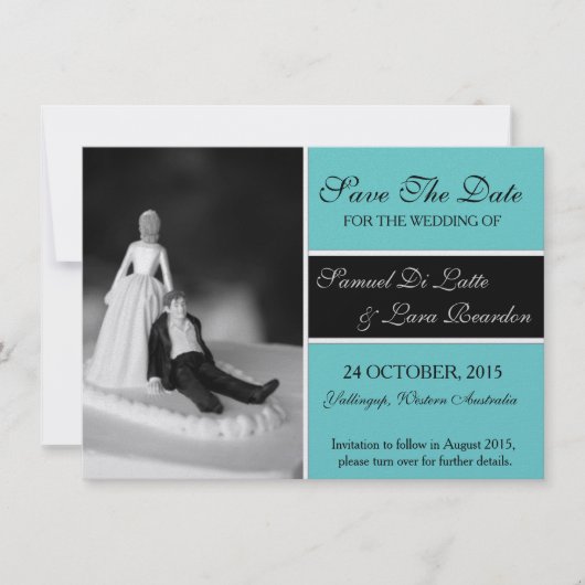 Lara's Save the Date Cards (Devant)