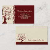 L'arbre de la carte de société d'assurance-vie (Devant / Derrière)