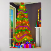 L'arbre de Noël | AI Art Poster (Devant)
