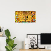 L'arbre de vie, affiche de Klimt (Bureau à domicile)