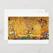 L'arbre de vie, carte postale Klimt (Devant / Derrière)