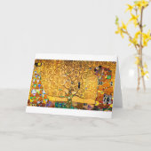 L'arbre de vie, la carte Klimt (Fleur jaune)