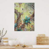 L'Arbre Fleuri de Lumière Art mural spirituel (Cuisine)