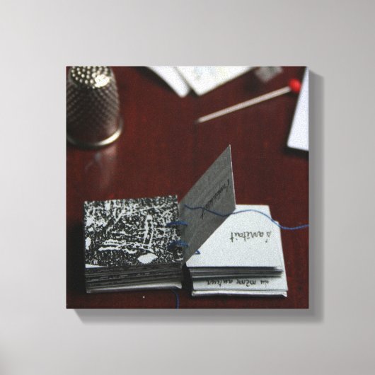 L'Arbre o Carré Tree Miniature Artist Book Canvas (Voorkant)